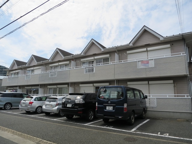 葛飾区新小岩４丁目のアパートの外観|逆アングルからみた外観です♪