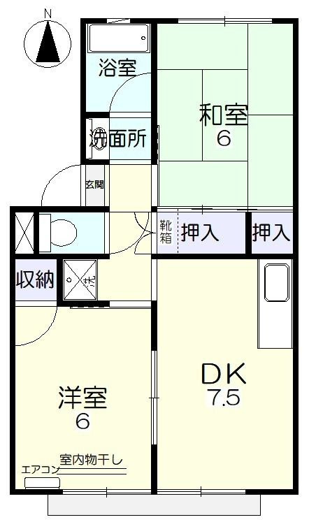ベルホワイトKの間取り