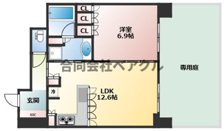 【間取り】 | リーガル京都御所西Ⅴ