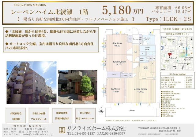 レーベンハイム北綾瀬のその他