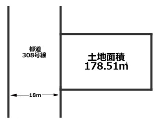 【土地図】 | 江戸川区松江 | 建築条件はありません、お好きなハウスメーカーで建築できます！
