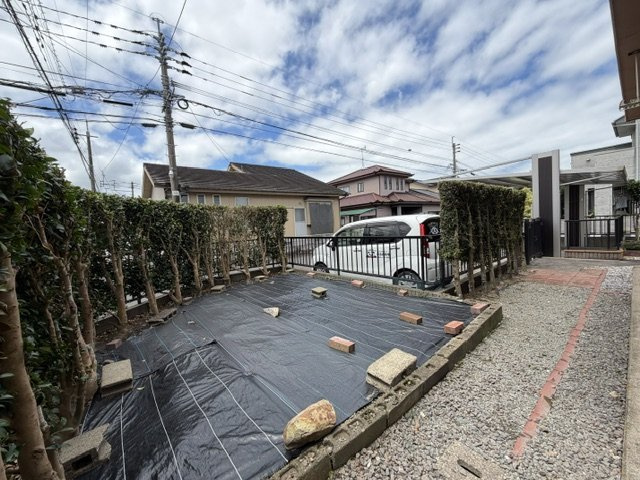 北諸県郡三股町大字宮村の中古一戸建の庭