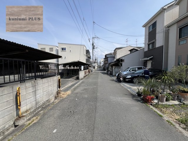 大阪市旭区大宮1丁目　2号地の前面道路含む現地写真
