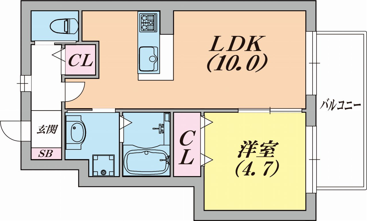 プロヴァンス壱番館の間取り