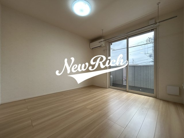高崎市下之城町のアパートのバルコニー