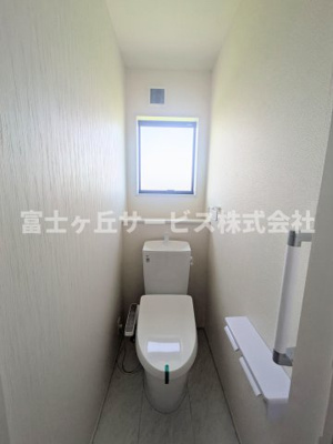 【トイレ】 | 磐田市前野 新築一戸建て | １F2F同タイプのトイレがあります