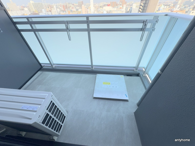 S-RESIDENCE上新庄ascent　仲介手数料無料のバルコニー