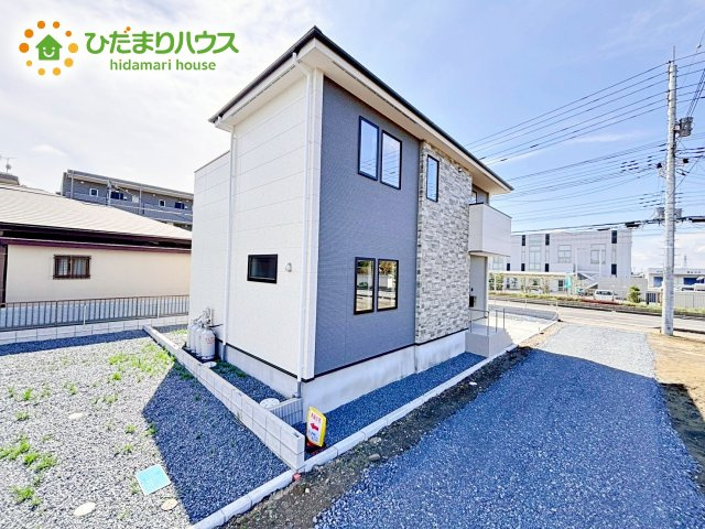 【外観】 | 水戸市小吹町2期　新築戸建　1号棟 | 資料請求やご案内も即日対応いたします♪同じ施工例の物件見学も可能です！