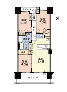 【間取り】 | リビオ海浜幕張ラヴィアンコート | ご入居後の生活イメージを具体的に感じていただけるよう、親身にご案内いたします。
