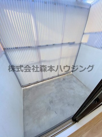 【バルコニー】 | 　寝屋川市高柳2丁目36テラス | 落ち着いた時間を過ごせるバルコニーです