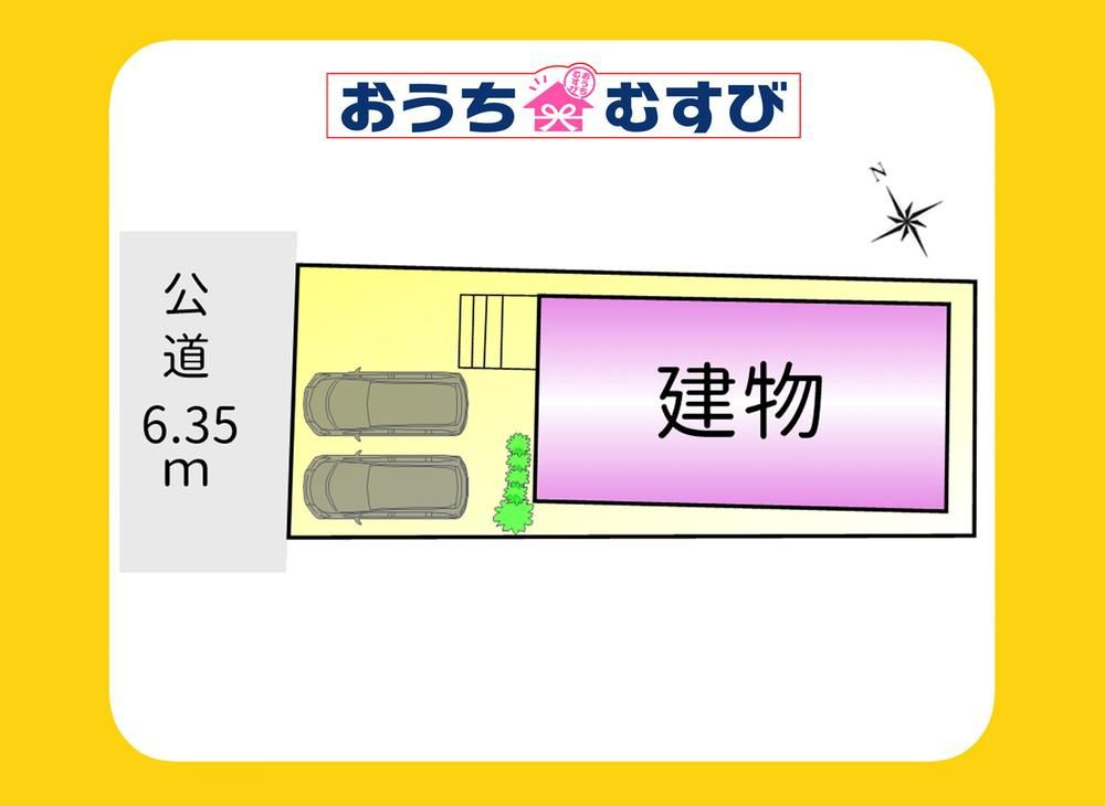 守山区川西第9(全1棟）の区画図