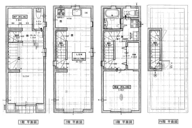 東上野4丁目の邸宅の間取り