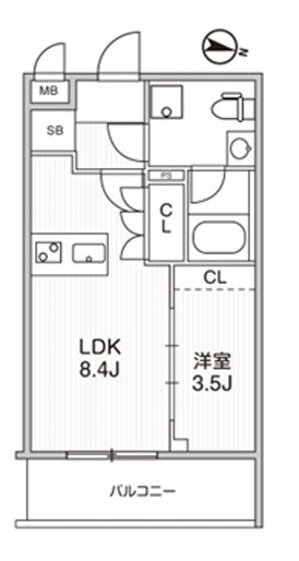 Weave Base -Oji Kamiyaの間取り