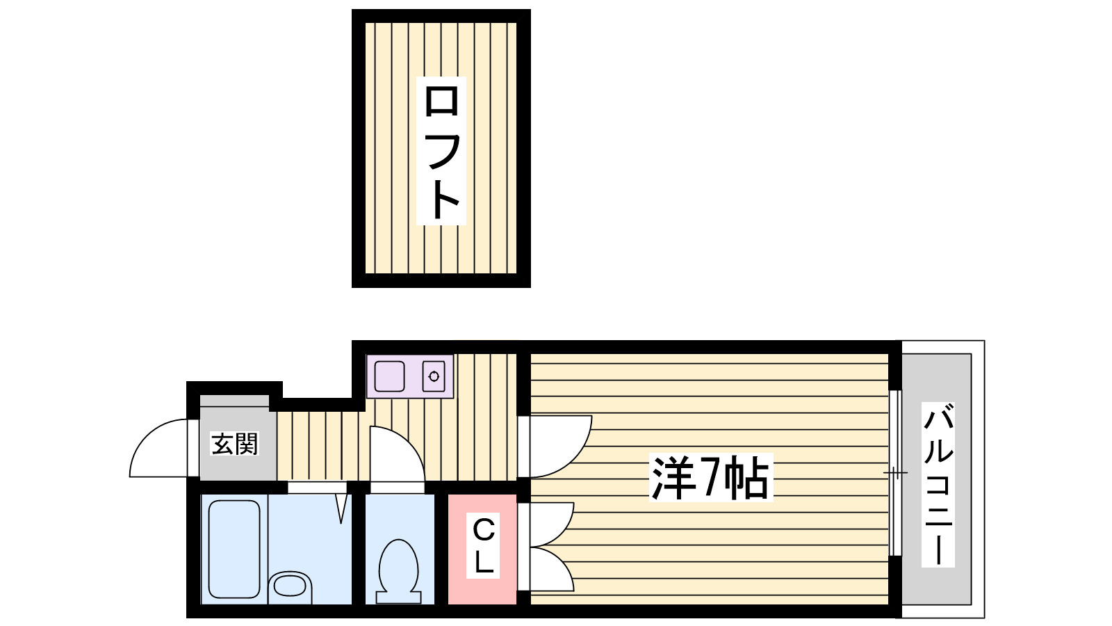 ロフティ池上の間取り