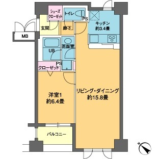 カスタリア茅場町の間取り