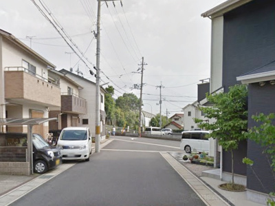 【前面道路含む現地写真】 | 山科区小山下ノ池　中古戸建