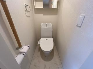 飛龍　高坂（東松山市高坂アパート新築工事）のトイレ|シャワー付トイレ（イメージ）