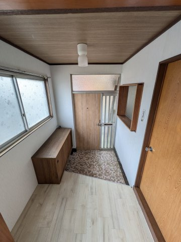 東松山市SR付き平屋の玄関|毎日通る玄関はこちらです