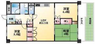 【間取り】 | 南桜塚パークマンション