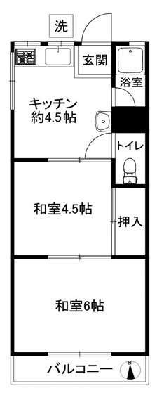 めぞんかもめの間取り