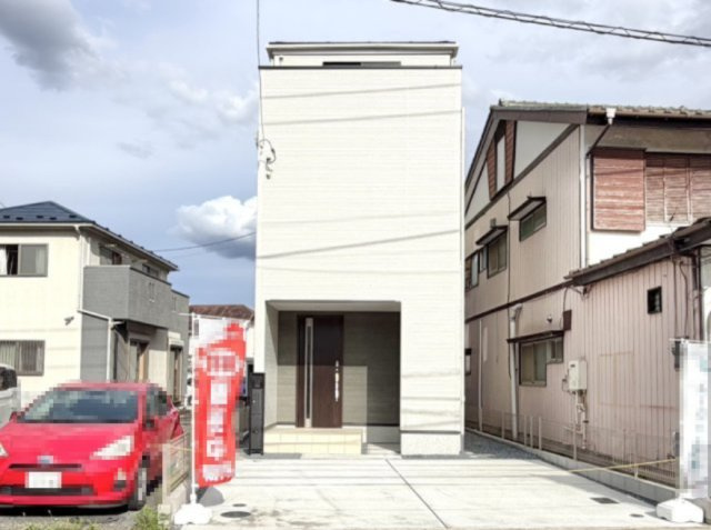 【新築戸建】高崎市上和田町01期　の外観|■外観|シンプルで洗練されたデザインは住まう人の色に染まり、個性を映し出します♪本日見学可能(*＾＾*)