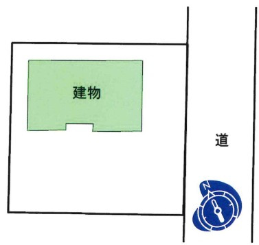 【区画図】 | 【太陽光パネル付き】甲府市蓬沢町 | 区画図