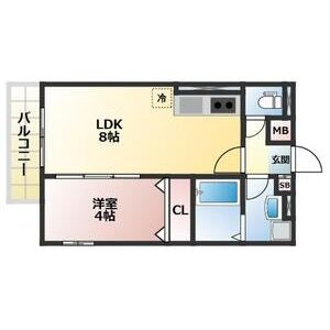【間取り】 | ALEGRIA北助松South