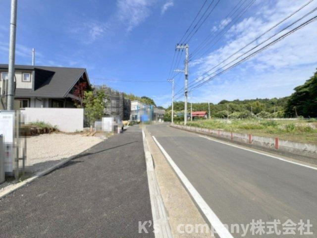 ◎茅ヶ崎市芹沢　新築戸建　1号棟の前面道路含む現地写真|2026.5.31撮影◇