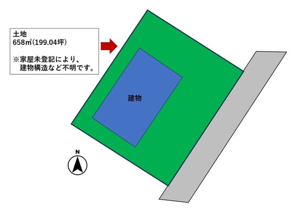 【土地図】 | 海洋苑分譲地　古家付き土地