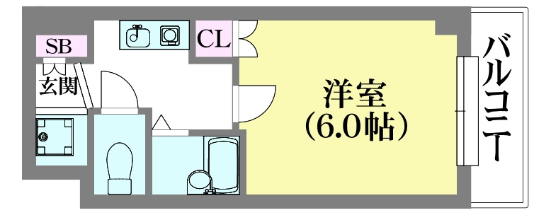 アスール神戸の間取り