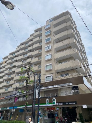 朝日白山マンションの外観