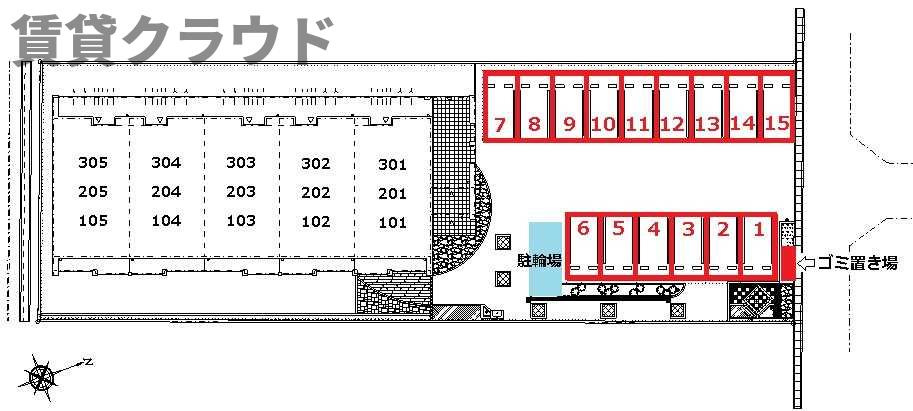 ドルチェの区画図
