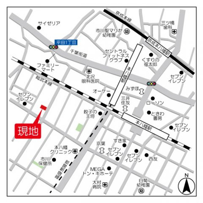 【地図】 | フローラ本八幡