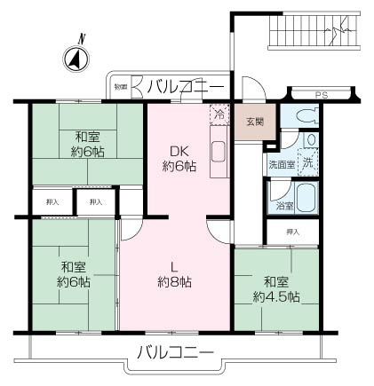 三浦海岸ハイツー9号棟・2階部分ーの画像