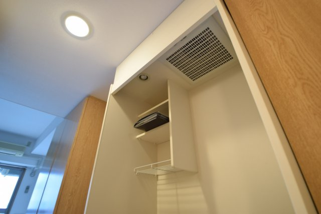 カスタリア西船橋のキッチン|キッチン上部収納です。