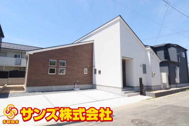 郡山市安積町長久保3丁目　　　2号棟　　　安積第3小学校、安積第2中学区の外観|北東側から見た外観