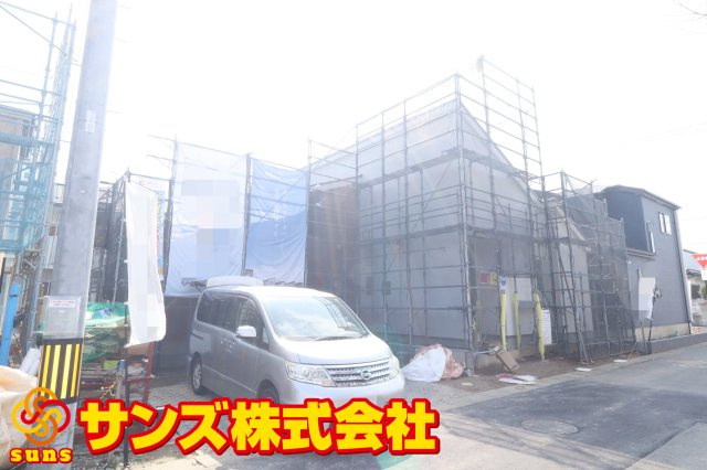 郡山市安積町長久保3丁目　　　2号棟　　　安積第3小学校、安積第2中学区の外観|北東側から見た駐車場を含む外観♪