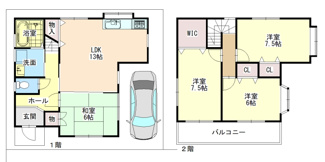 【間取り】 | ■新規専任物件■高槻市大塚町四丁目