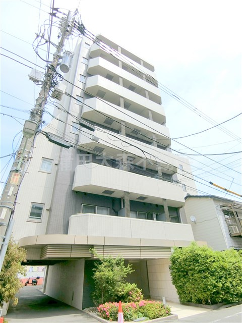 グランドコンシェルジュ大森西の外観|外観　2007年2月築　RC鉄筋コンクリート造地上8階建て1R～1LDK総戸数41戸の分譲賃貸マンション