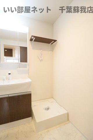 コスモスの洗面所|洗濯機置場