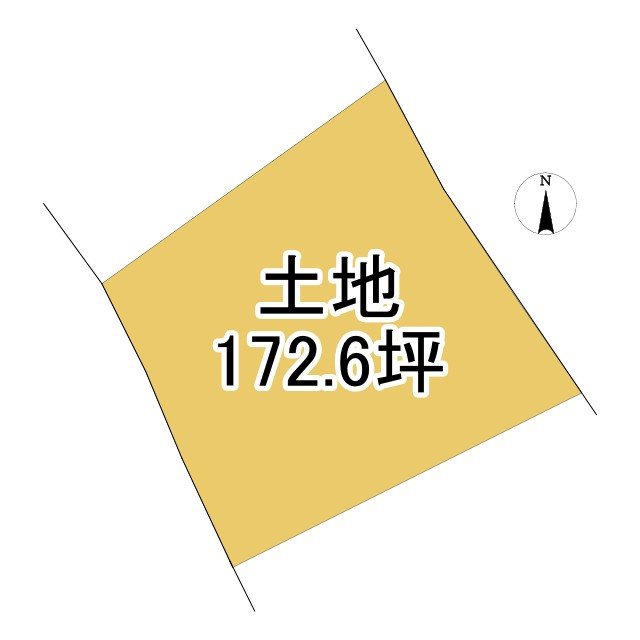 広さ１７０坪以上！喜友名１丁目　土地の土地図