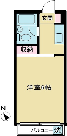 芦山グレイスマンションの間取り