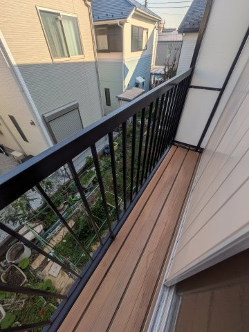 サンドエル吉田のバルコニー