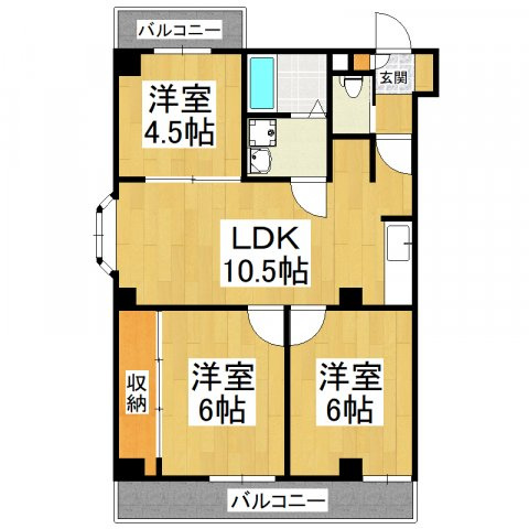 【間取り】 | マイネハイマート深井