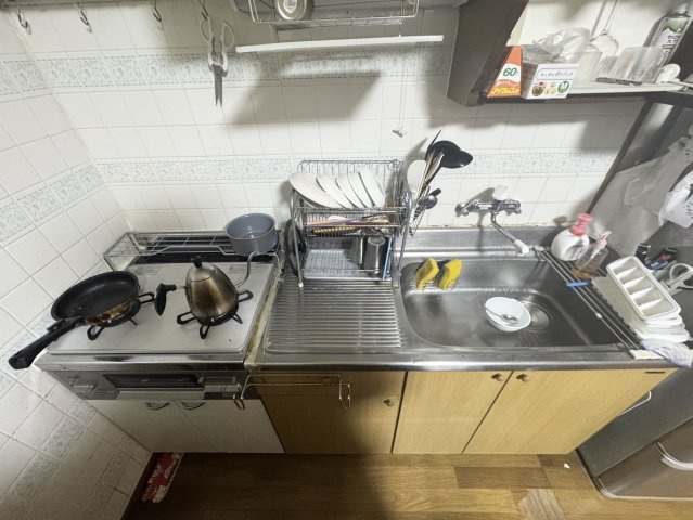 大きなお風呂と素敵な間取りで理想な田舎暮らし♪ゴルフ場も近い♪寺子のキッチン|お料理しやすいキッチンです