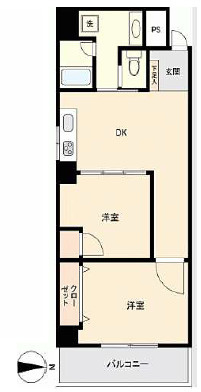 ウェルシャン第二池袋の間取り