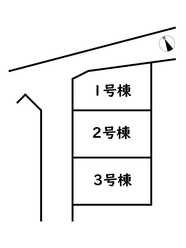 姫路市玉手1期/新築戸建の区画図