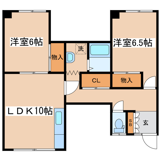 幸ハイツの間取り