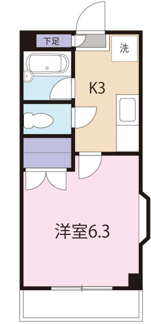 ベラビーパレスⅡの間取り