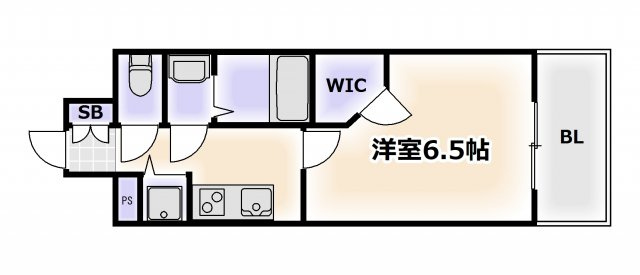 【間取り】 | ワールドアイ難波南ポルタ